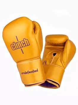 Перчатки боксерские Clinch Undefeated золотые, Золотой