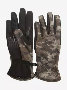 Перчатки мужские демисезонные FINNHUNT Autumn Camo/Black, Черный