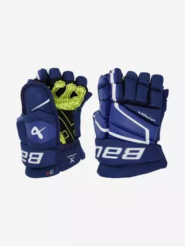 Перчатки хоккейные детские Bauer Vapor 3X Mto JR, Синий