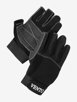 Перчатки (митенки) "Алекса", Черный