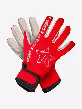 Перчатки неопреновые SARGAN Агидель 1,5 мм для водного спорта, Красный