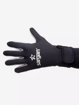 Перчатки неопреновые SARGAN Агидель 1,5 мм для водного спорта, Черный