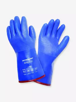 Перчатки рыболовные зимние Петроканат ARCTIC 30 см, синие, 1 пара (для промышленной морской ловли), Синий