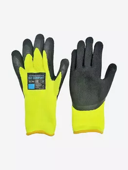 Перчатки рыболовные зимние Петроканат ICE COMFORT, желтые, 1 пара (для промышленной морской ловли), Желтый