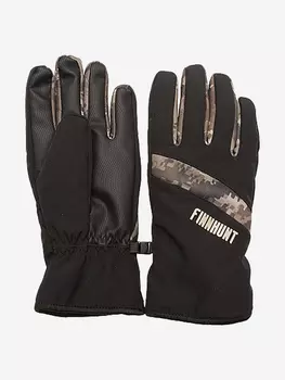 Перчатки мужские зимние FINNHUNT Autumn Camo/Black, Черный