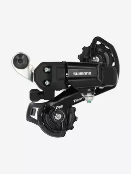 Переключатель задний Shimano Tourney GS, 6-7 скоростей, Черный