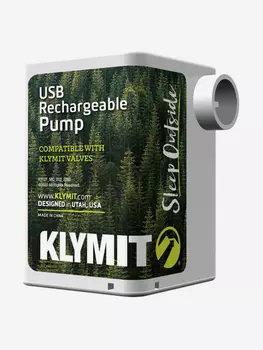 Перезаряжаемый насоc KLYMIT USB R, Белый