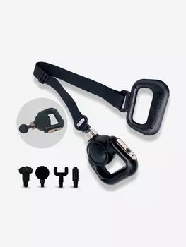 Перкуссионный спортивный массажер для тела Qualigo 5 скоростей, Черный