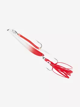 Пилькер Stinger BiColor Pilk 400 g/грамм #2 White-Fl.Red/GLOW #10 (приманка для морской рыбалки), Белый