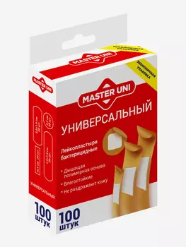 Пластырь бактерицидный Master Uni Classic, Бежевый