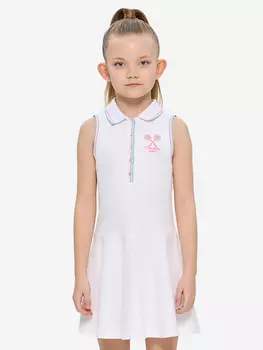 Платье-поло спортивное для девочки Choupette, Белый