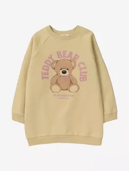 Платье - свитшот из футера без начеса Artie, Бежевый