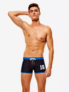 Плавки мужские Solorana, для бассейна, купания, Синий