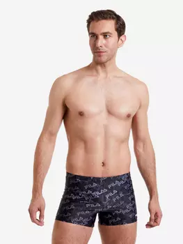 Плавки-шорты мужские FILA, Черный, размер 54