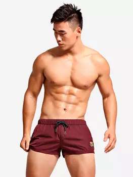 Плавки шорты мужские Solorana, для бассейна, купания, Красный