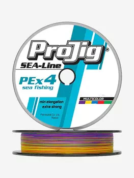 Плетеный шнур для рыбалки ProJig SEA Line 0,40 мм, 45,0 кг, 300 м, мультиколор, Мультицвет