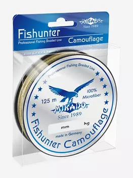 Плетеный шнур Mikado FISHUNTER CAMOUFLAGE 0,28 (125 м) - 22.80 кг., Мультицвет