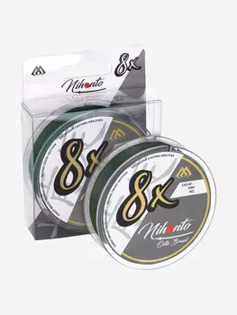 Плетеный шнур Mikado NIHONTO OCTA BRAID 0,08 green (150 м) - 5.15 кг., Зеленый