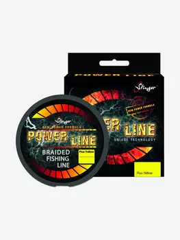 Плетеный шнур Stinger PowerLine 150 m, Fl.Yellow, 0,25mm, Желтый