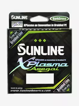 Плетёный шнур Sunline X-Plasma 150m Dark Green, Зеленый