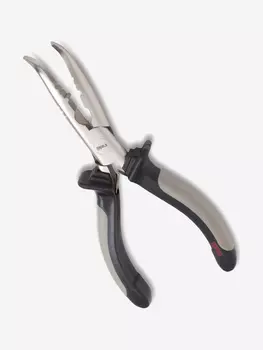 Плоскогубцы для рыбалки Rapala Curved изогнутые, длина - 16,5см, Черный