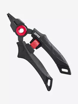 Плоскогубцы для рыбалки Rapala RCD Magnum Split Ring c магнитным замком для заводных колец, длина - 15см, Черный