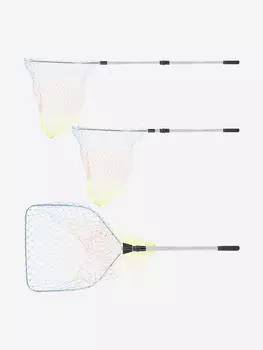 Подсачек Akara PF-1-1 50x55 см прямоугольный 2 колена цветная леска разборный, Мультицвет