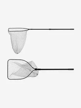 Подсачек Akara PF-6 60х75 см прямоугольный 2 колена лесковая сетка L240, Мультицвет