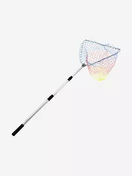 Подсачек складной телескопич. Namazu L- 150 см, треугольный обод 60 см, леска, Черный