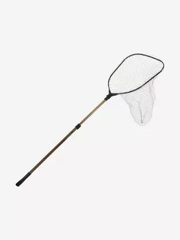 Подсачек складной телескопич. Namazu L- 160 см, квадратный обод 50 см, нейлон, Черный