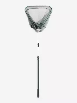 Подсачек складной телескопич. Namazu L- 180 см, треугольный обод 70 см, капрон, Черный