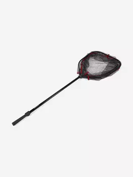 Подсачек складной телескопич. Namazu Pro NoKnot Net PVC, L-160 см, квадр.складной обод 50 см,PVC, Черный