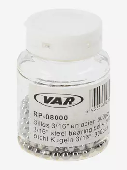 Подшипники для втулок VAR RP-08000 3/16", 300 шт, Серебряный