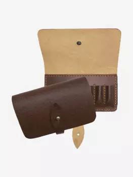Подсумок поясной Хольстер 6 патронов 12 калибр коричневый, Коричневый