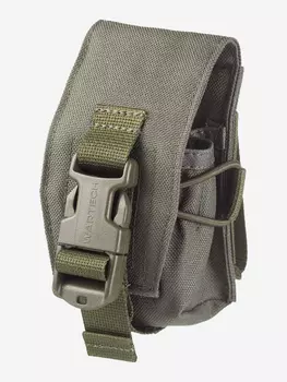 Подсумок тактический Wartech GP-105 под гранату универсальный, фастекс, олива, Зеленый