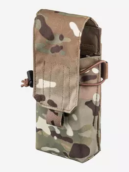 Подсумок тактический Wartech MP-125 под 2 магазина АК, клапан на липучке, цвет Multicam, Мультицвет