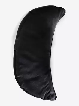 Подушка для йоги RamaYoga Полумесяц, черный, 38 х 15 х 9 см, Черный