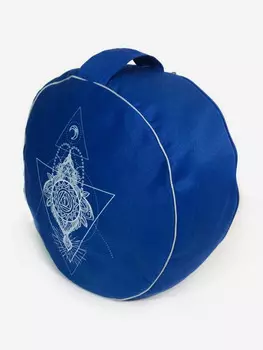 Подушка для медитации Чакра Аджна синяя BODHI, Синий