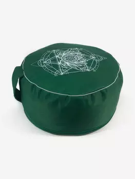 Подушка для медитации Чакра Анахата зеленая BODHI, Зеленый