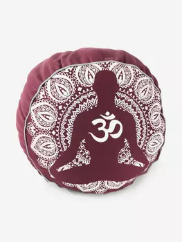 Подушка для медитации Мандала коричневый BODHI, Коричневый
