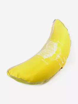 Подушка для медитации полумесяц Чакра Манипура желтая Рамайога, Желтый