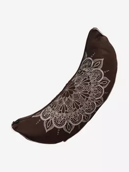 Подушка для медитации полумесяц Мандала BODHI, Коричневый