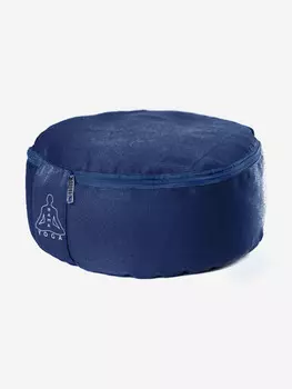 Подушка для медитации Spiritual, синий, размер 33 х 16 см BODHI, Синий