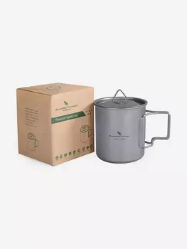 Кружка Boundless Voyage титановая, 420 мл, Серебряный