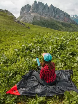 Покрывало для пикника RoadLike Pocket 110*160 см красный, Красный