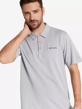 Поло мужское Columbia Havercamp Pique Polo, Серый
