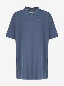 Поло мужское Columbia Utilizer Polo, Plus Size, Синий