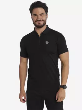 Поло мужское EA7 Polo Shirt, Черный