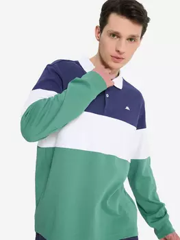 Поло с длинным рукавом мужское Robe di Kappa, Зеленый