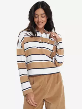 Поло с длинным рукавом женское Robe di Kappa, Бежевый